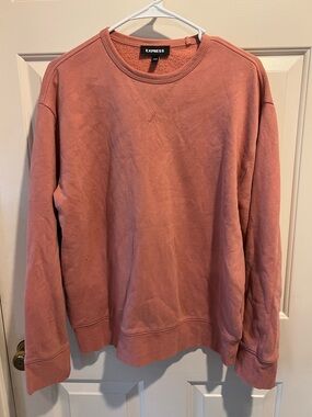 Express Men’s Rosewood Crewneck Sweatshirt